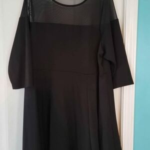 Torrid Black A-Line Dolman Sleeve Dress